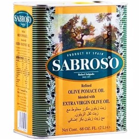 تصویر روغن زیتون سابروسو بدون بو 2 لیتری باکس 4 عددی Sabroso Spanish Extra Virgin Olive Oil 2L