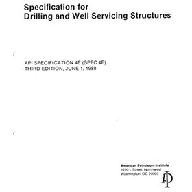 خرید و قیمت API SPEC 4E- Specification for Drilling and Well Servicing ...