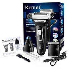 تصویر ماشین اصلاح کیمی مدل KM-6558 با برش مستقیم و سه کاره 