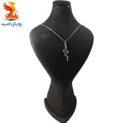 تصویر گردنبند زنانه مدل مار افعی کد 001 