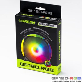 تصویر فن کیس گرین مدل GF120-RGB (آکبند) 