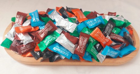 تصویر آبنبات خارجی قرص قهوه کافی کندی آیس مخلوط ۶ طعم 