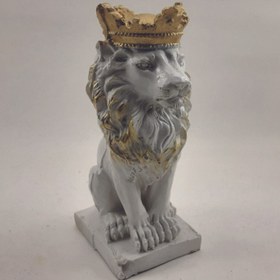 تصویر مجسمه رزین پلی استر،شیر Resin lion sculpture