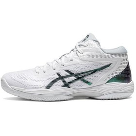 تصویر کفش والیبال اسیکس Asics Gelhoop V14 White Prism Green 