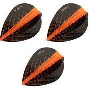 تصویر فلایت سرعتی دارت HARROWS QUANTUM بسته سه عددی | مشکی/نارنجی 