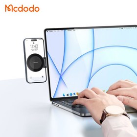 تصویر پایه نگهدارنده و شارژر بی سیم گوشی موبایل مک دودو مدل Magnetic Stick-On CM-506 mcdodo Magnetic Stick-On CM-506