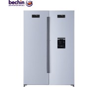 تصویر یخچال فریزر دوقلو 40 فوت گرند مدل مدونا سفید 40 feet Grand Madonna model twin fridge-freezer