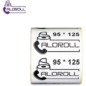 تصویر لیبل کاغذی تاپ لیبل تک ردیف 95x125 ا 95x125 Thermal Printer Paper Label 95x125 Thermal Printer Paper Label