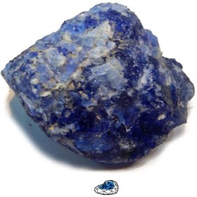 تصویر ابسیدین آبی blue obsidian استثنایی و دانه برفی S1063 