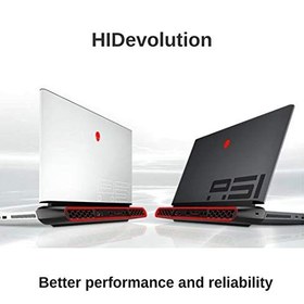 تصویر HIDevolution Alienware Area-51M 17.3 &quot;FHD 144Hz Laptop Gaming | White | 3.6 گیگاهرتز i7-9700K ، RTX 2070 ، 32 گیگابایت رم 3266MHz ، PCIe 512 GB SSD 1TB SSHD | ارتقاء عملکرد 