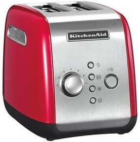 تصویر توستر قرمز دستگاه سرخ کردن نان 5Kmt221Eer Toaster Empire Kitchenaid 