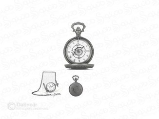 تصویر ساعت جیبی عقربه ای نماد کونوها انیمه ناروتو 18776 