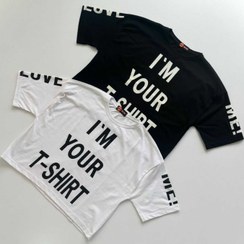 تصویر تیشرت کراپ I.M YOUR T_SHIRT 