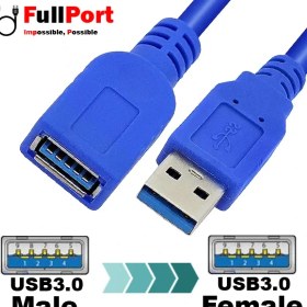 تصویر کابل افزایش طول 1.5 متری USB3.0 برند ایلون ELEVEN Cable Extension USB3.0 1.5M