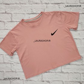 تصویر کراپ نخ پنبه NIKE دخترانه و زنانه فری سایز 36 تا 42 NIKE crop for girls and women, size 36 to 42