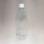 تصویر بطری یک لیتری پلاستیکی یکبارمصرف با درب 