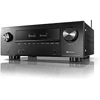 تصویر گیرنده AV Denon AVR-X2700H 8K Ultra HD 7.2 (95 وات X 7) - ساخته شده برای بازی، پخش موسیقی، صدا و تصویر سه بعدی، Alexa + HEOS Denon AVR-X2700H 8K Ultra HD 7.2 Channel (95 Watt X 7) AV Receiver - Built for Gaming, Music Streaming, 3D Audio & Video, Alexa + HEOS