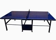 تصویر میز پینگ پنگ شیشه‌ای پایه ثابت 