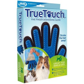 تصویر دستکش ماساژ و جمع کننده موی سگ و گربه Mio Grooming Glove For Pets