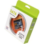 تصویر تبدیل IDE به SATA و بالعکس ا IDE to SATA &SATA to IDE conector IDE to SATA &SATA to IDE conector