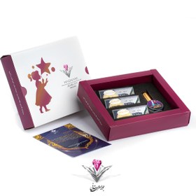 تصویر پک 3 عددی سکه پارسیان 1.00 گرم ویژه تولد و هدیه (دخترانه) به همراه ادکلن و کارت پستال ویژه کودک 