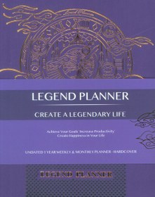 تصویر دفتر برنامه ریزی (پلنر لجند LEGEND PLANNER،بنفش) 