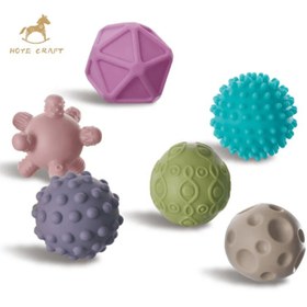 تصویر توپ های حسی پک ۶تایی 