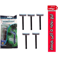 تصویر تیغ و ژیلت ژیلت بسته ۵ عددی وینسر 