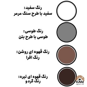 تصویر پاف نیمکتی نقش آکام چوب طرح هنگام سایز 120 