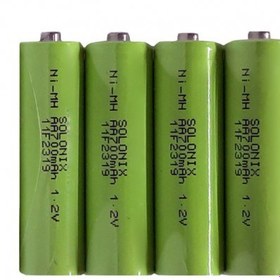 تصویر باتری شارژی قلمی سولونیکس مدل Ni-MH صنعتی 