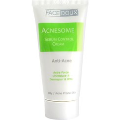 تصویر کرم ضد جوش آکنه زوم فیس دوکس |Facedoux Acnesome Sebum Control Cream 