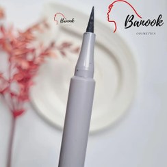 تصویر خط چشم ماژیکی و نمدی مشکی بیولیس مدل Drag It Beaulis Drag It Eyeliner - Black