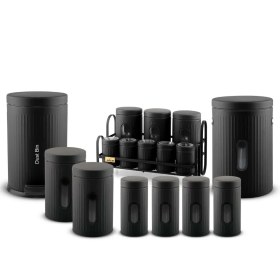 تصویر سرویس آشپزخانه عروس 17 پارچه درب استیل 