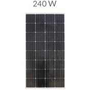 تصویر پنل خورشیدی 240 وات مونو کریستال برند تیسو پلاس Tiso+ 