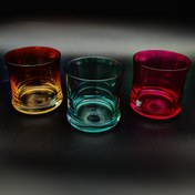 تصویر نیم لیوان رنگی اورجینال بوهمیا چک 