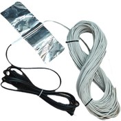 تصویر المنت سیمی سیلیکونی حرارتی یخ زدایی لوله ها،مخازن و..(۵۰ متری)(نصب یا چسب آلمینیوم) 