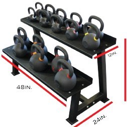 تصویر رک دمبل و کتل بل Dumbbell and kettlebell rack NS6004 