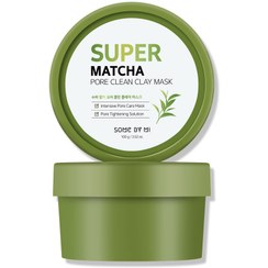 تصویر ماسک خاک رس کوچک کننده منافذ سوپرماچا سام بای می SOME BY MI Super Matcha Pore Clean Clay Mask