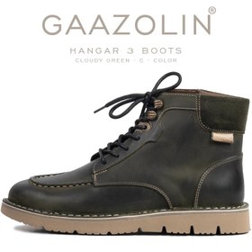 تصویر بوت هانگر 3 گازولین یشمی کریزی هورس – GAAZOLIN Hangar 3 Boots Cloudy Green C 