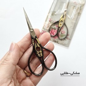 تصویر قیچی گلدوزی لاکچری 