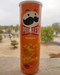 تصویر چیپس پرینگلز نارنجی با طعم پاپریکا ۱۶۵ گرمی pringles ا pringles pringles