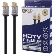 تصویر کابل Gold Oscar HDMI V2.0 4K 1.5m 