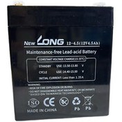تصویر باتری 12V 4/5 Ah برند نیو لانگ (12ولت 4.5 آمپر) 