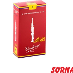 تصویر قمیش ساکسوفون سوپرانو 2 VANDOREN JAVA RED (یکی از 10 عدد) 