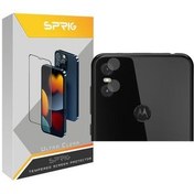 تصویر محافظ لنز دوربین اسپریگ مدل LNSP مناسب برای گوشی موبایل موتورولا Moto One 