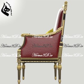 تصویر فایل طراحی3بعدی مبل86 Arm chair86