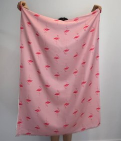 تصویر شال فلامینگو صورتی 