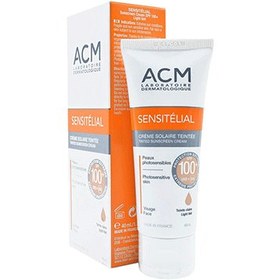 تصویر کرم ضد آفتاب رنگی SPF100 سن سی تلیال ای سی ام ACM Sensitelial Sun Screen SPF100