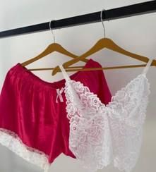 تصویر لباس خواب ساتن 