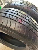 تصویر لاستیک کارکرده 205/60/14 دنا در حد 60% آجدار (وصله بقل ظاهری-آپارات سه گوش)(استوک) Tyer 205/60/14 Dena 60%